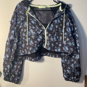 NEW FREE PEOPLE||FP MOVEMENT BREAK MY HEART WARM UP HOODED JACKET oversi…